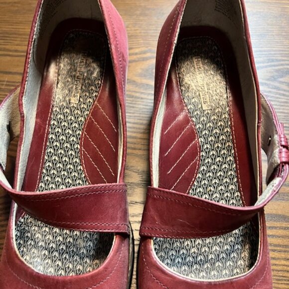 Vintage Hush Puppies Mary Jane Red - Picture 3 of 8